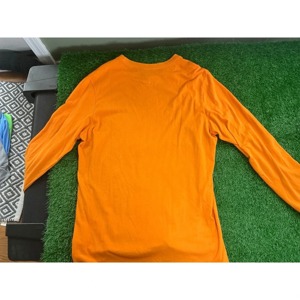 Nike Tennessee Volunteers Mens Large Orange Dri-FIT Long Sleeve T-Shirt Vols